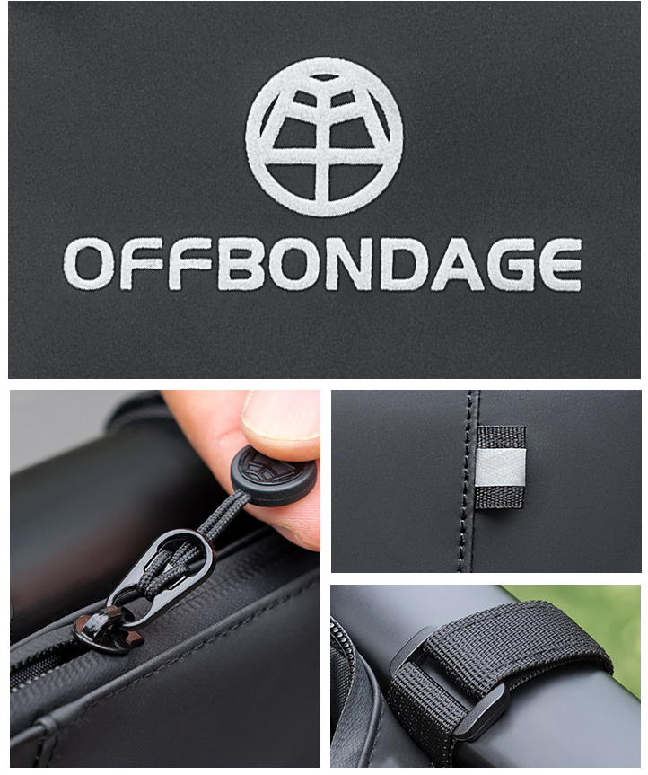 Bolsa de Tubo Superior para Bicicleta con Soporte para Móvil Impermeable MTB