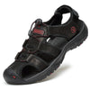 Nuevas sandalias de playa transpirables para hombre - Negro