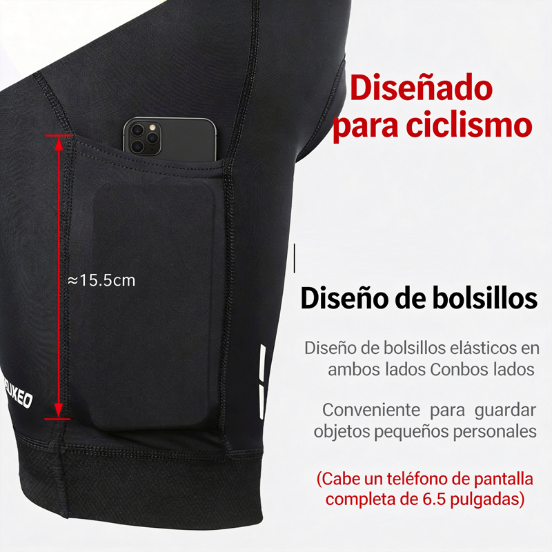 Shorts MTB Hombre con Badana - Pantalón Ciclismo Deportivo Pro
