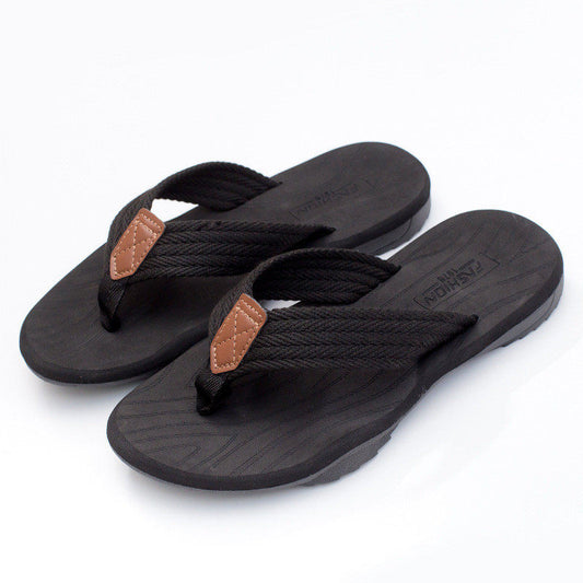 Chanclas Playeras Antideslizantes Hombre   Negro