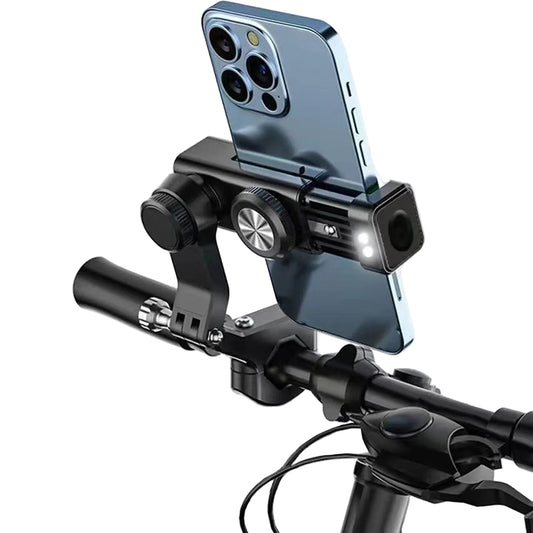 Bicicleta profesional y soporte con luz LED y brújula — Universal