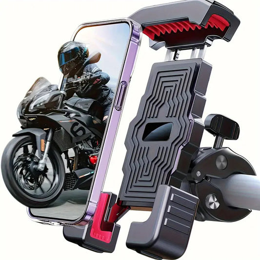 Soporte de Móvil para Moto y Bici - Sistema Anti-Vibración "Zero Shaking" | Diseño Compacto y Ultra Estable