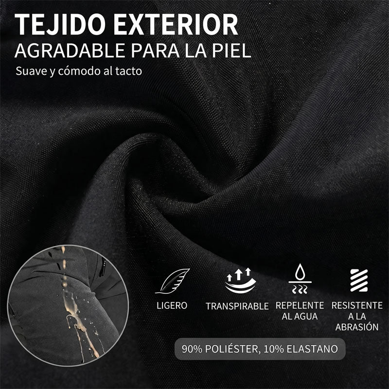 Culotte de ciclismo 2 en 1 para hombre con sillín: transpirable y de secado rápido Azul