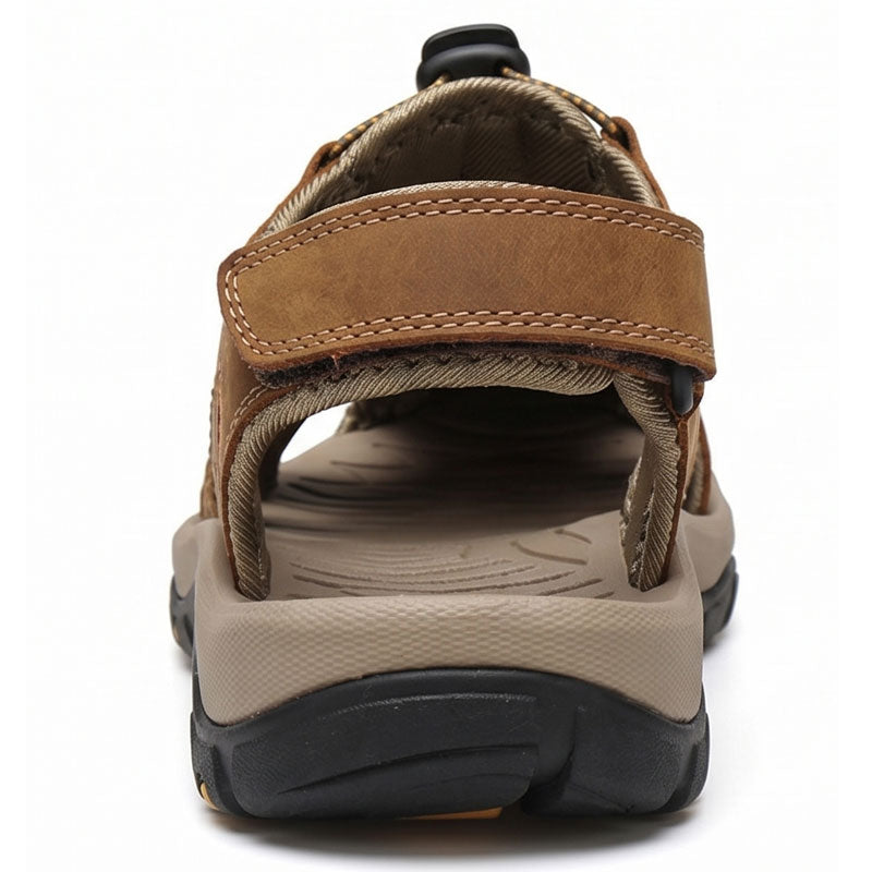 Nuevas sandalias de playa transpirables para hombre - Camel