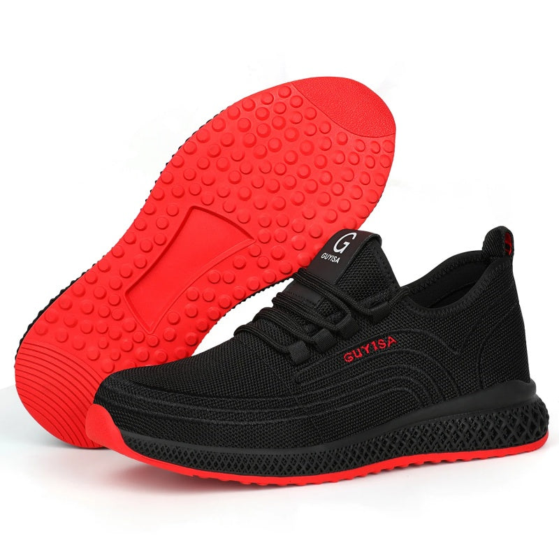 Zapatos de seguridad S1 ligeros, con punta de acero y transpirables