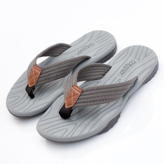 Chanclas Playeras Antideslizantes Hombre   Gris