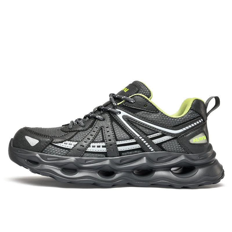Zapatos de trabajo con amortiguación y puntera de plástico Negro