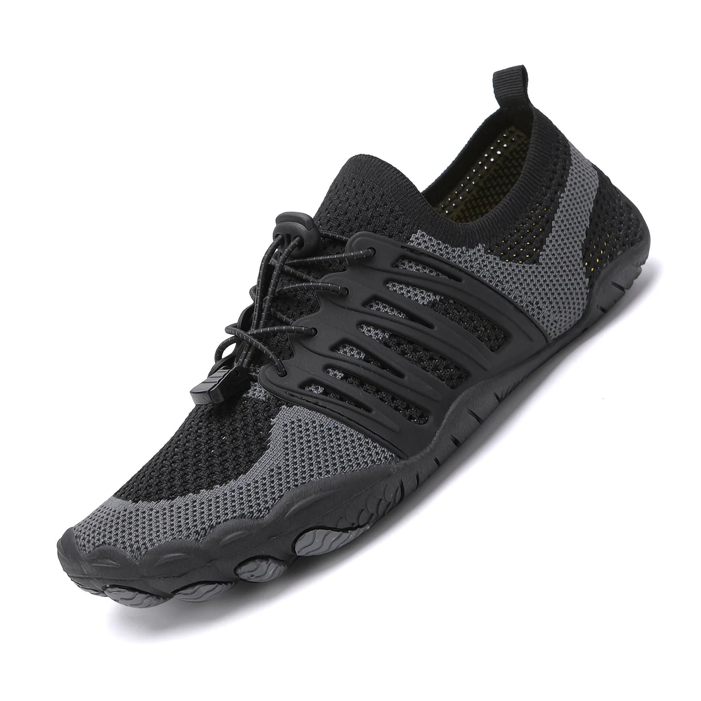 Zapatos de agua antideslizantes unisex estilo barefoot para exterior Negro