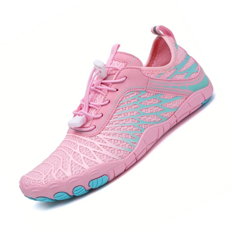 Zapatos Barefoot de Fitness: Antideslizantes, Cómodos y Unisex Rosa