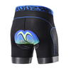 Culotte Interior Ciclismo Hombre | Badana Acolchada Transpirable MTB y Carretera gris claro azul