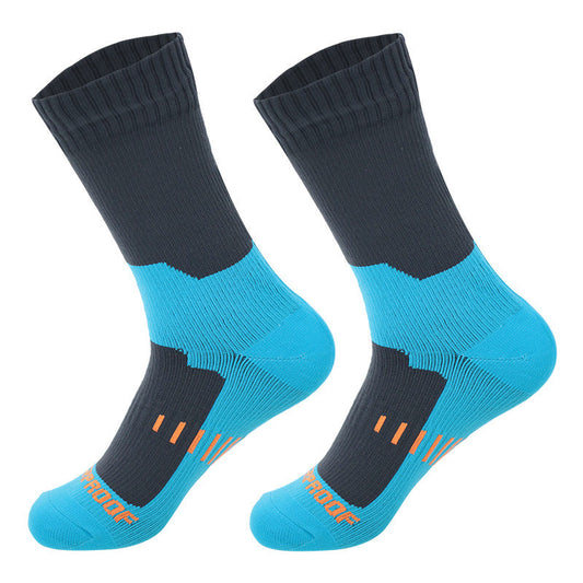 Calcetines Impermeables Deportivos de Doble Tono (Gris y Azul)