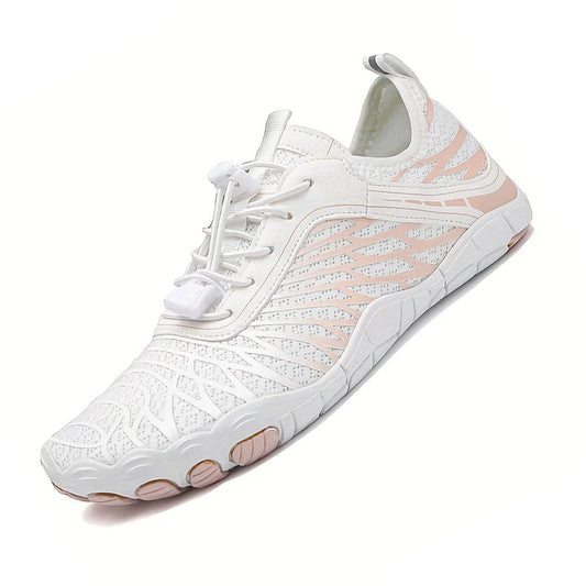 Zapatos Barefoot de Fitness: Antideslizantes, Cómodos y Unisex Blanco