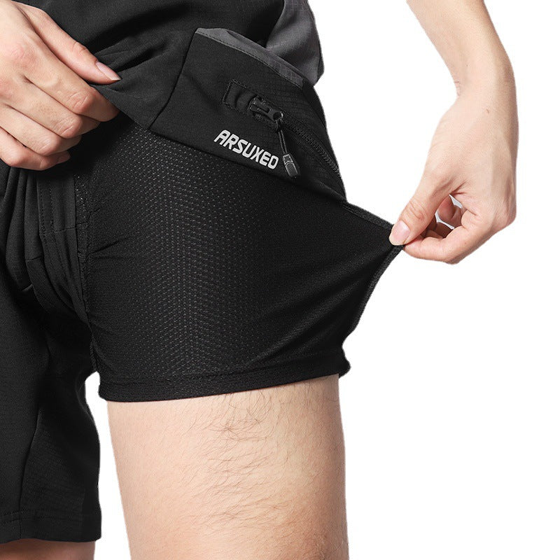 Pantalones de Bici Holgados Hombre con Bolsillos y Cojín Ergonómico