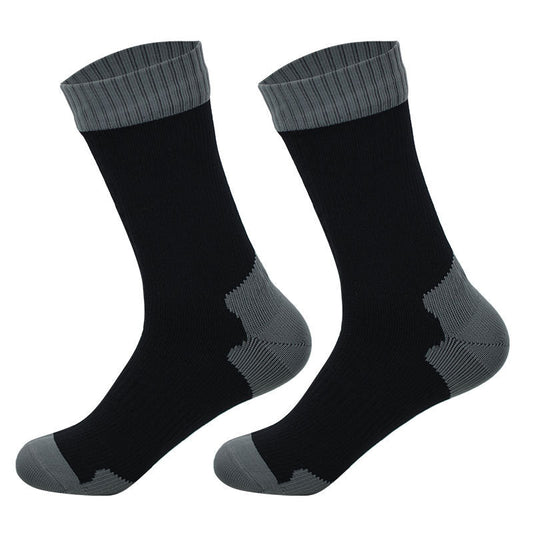 Calcetines Impermeables Clásicos en Negro y Gris: Diseño Minimalista y Profesional