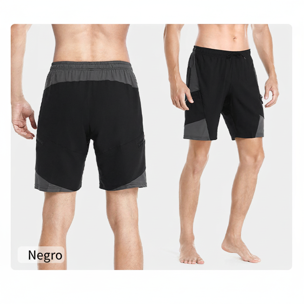 Pantalones de Bici Holgados Hombre con Bolsillos y Cojín Ergonómico