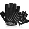 Guantes de Ciclismo: Ligeros, con Gel y Antideslizantes Negro