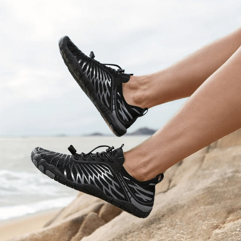Zapatos Barefoot de Fitness: Antideslizantes, Cómodos y Unisex Blanco