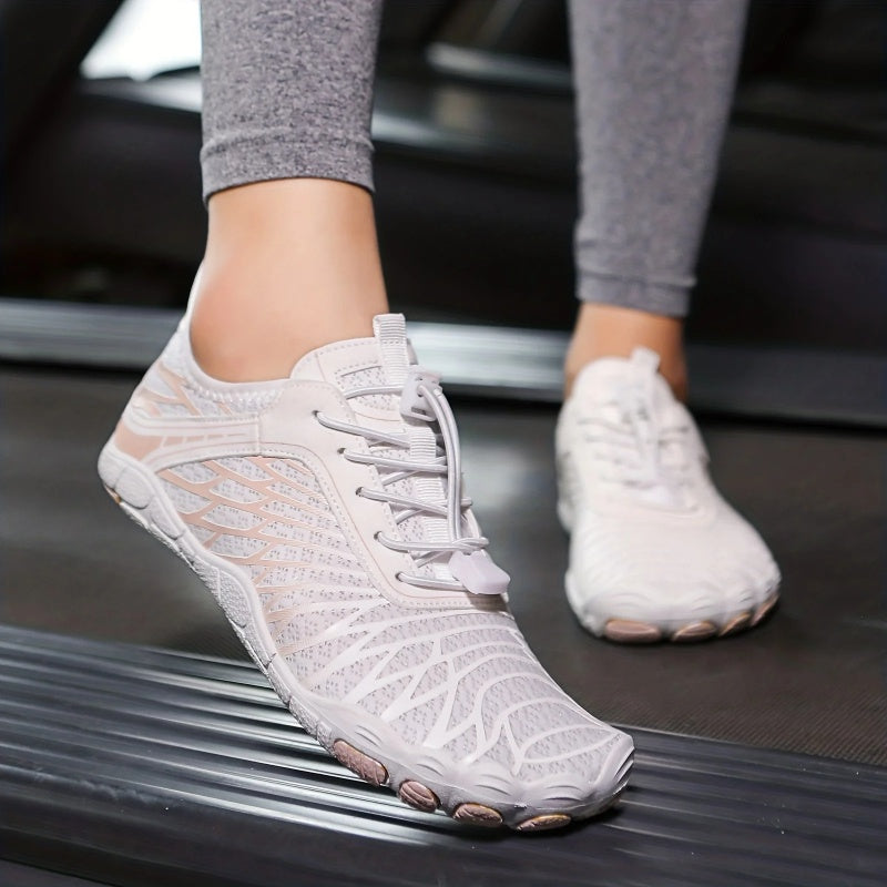 Zapatos Barefoot de Fitness: Antideslizantes, Cómodos y Unisex Blanco