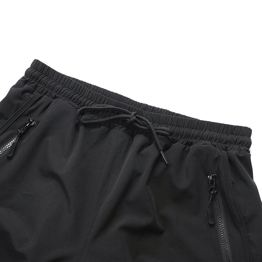 Culotte de ciclismo 2 en 1 para hombre con sillín: transpirable y de secado rápido Negro