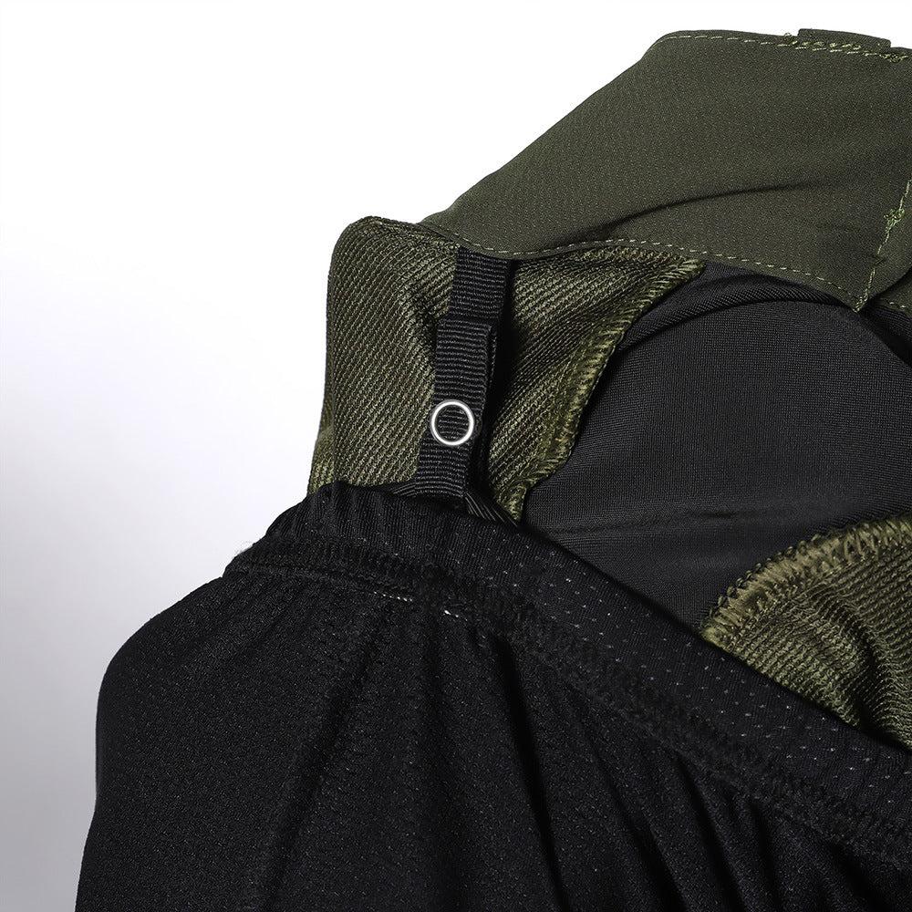Pantalón Corto de Ciclismo Hombre 2 en 1 Desmontable con Bolsillos, Impermeable y Transpirable para MTB y Outdoor