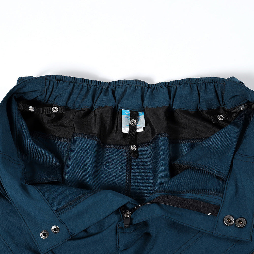 Pantalón Corto de Ciclismo Hombre 2 en 1 Desmontable con Bolsillos, Impermeable y Transpirable para MTB y Outdoor