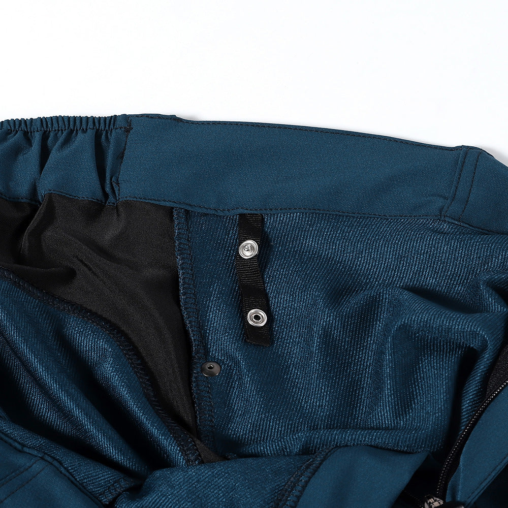 Pantalón Corto de Ciclismo Hombre 2 en 1 Desmontable con Bolsillos, Impermeable y Transpirable para MTB y Outdoor