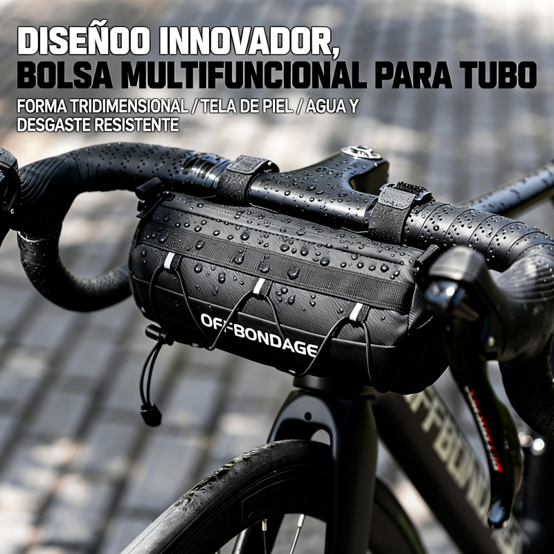Bolsa de Manillar para Bicicleta Grande Capacidad | Bolsa Frontal Impermeable para MTB y Carretera